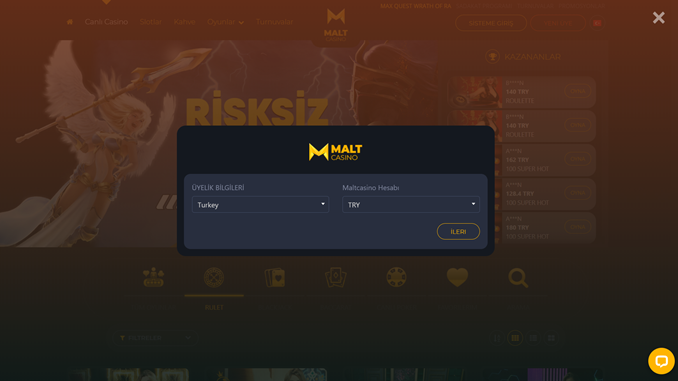 Maltcasino Hesap Açma Adımları